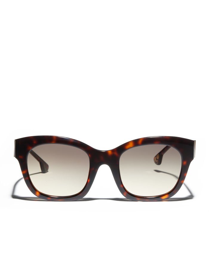 VICTORIA SUNGLASSES - DARK TORTOISE - Alice And Olivia
